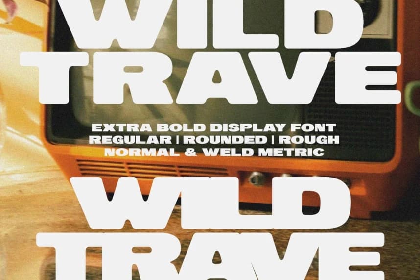 Wild Trave Yazı Tipi – Görüntü creative asset