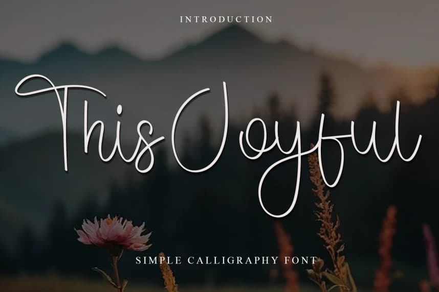 This Joyful – Casual Handwritten Font