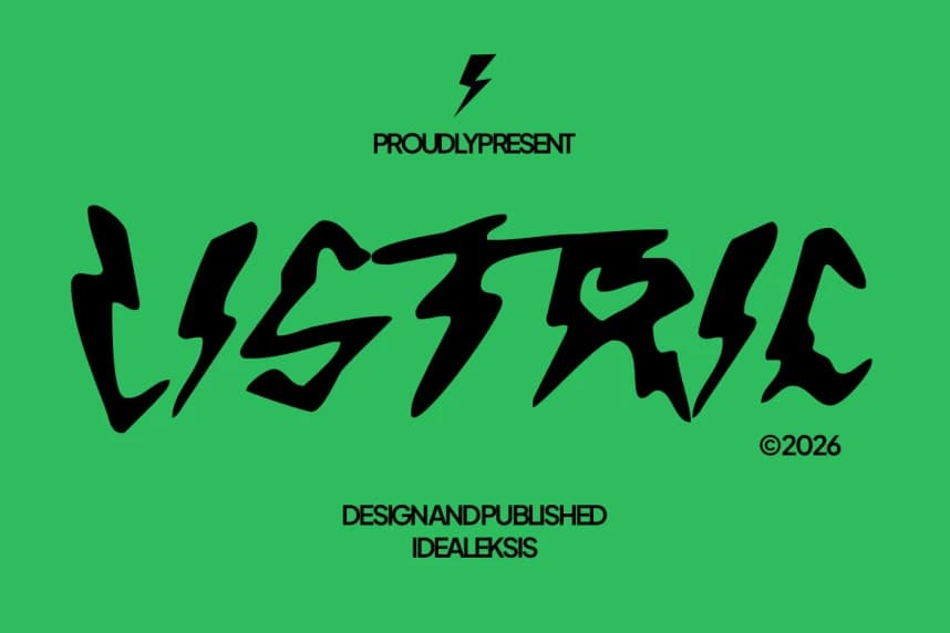 Listric Display Font