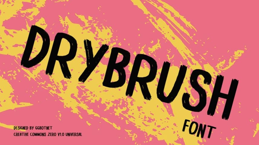 Drybrush Yazı Tipi – Görüntü creative asset