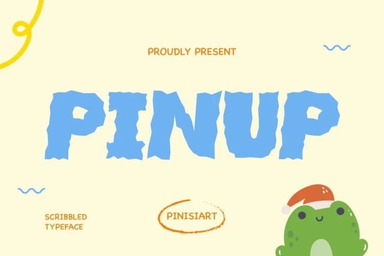Pinup Display Font