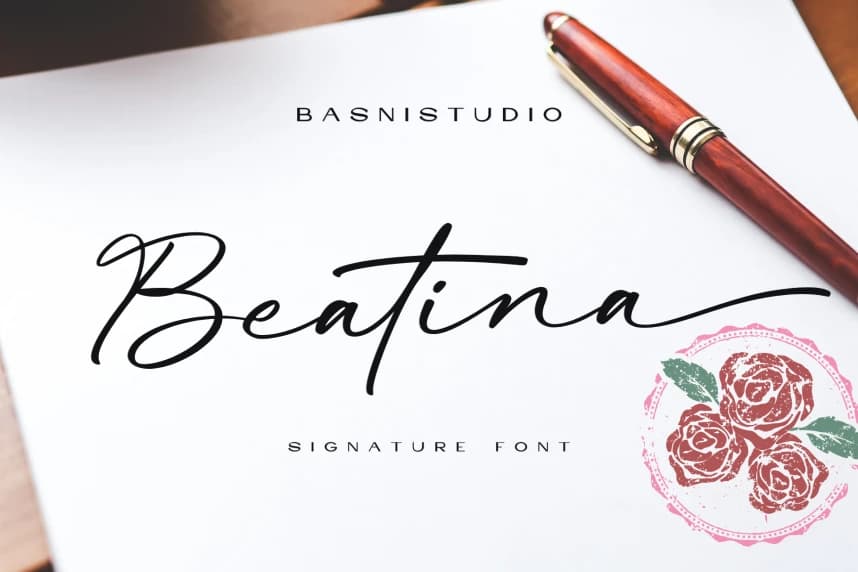 Beatina – İmza Yazı Tipi