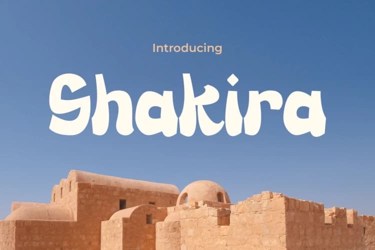 Shakira Display Font