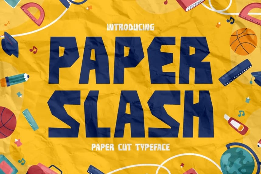 Paper Slash Font