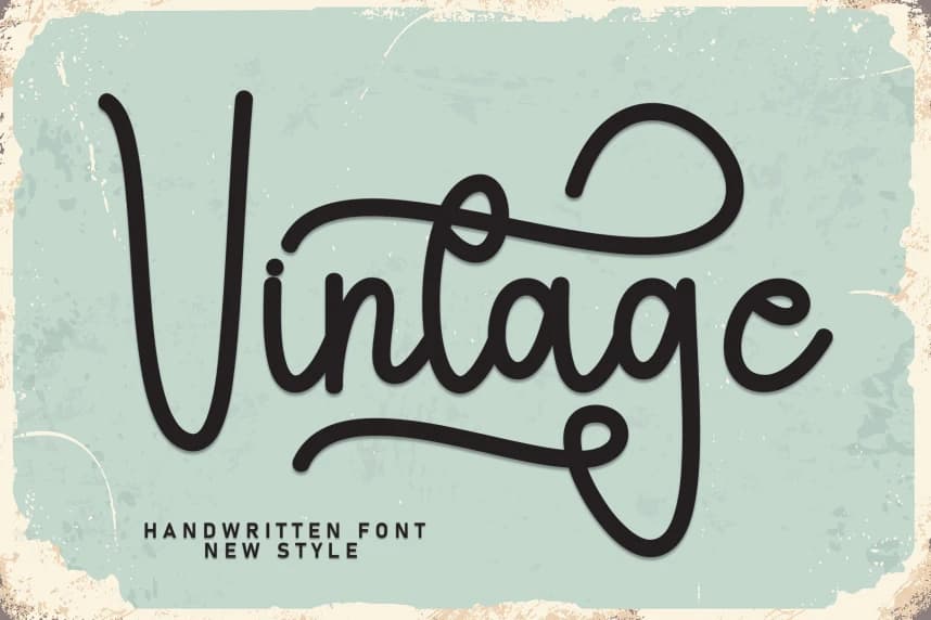 Vintage – Casual Handwritten Font