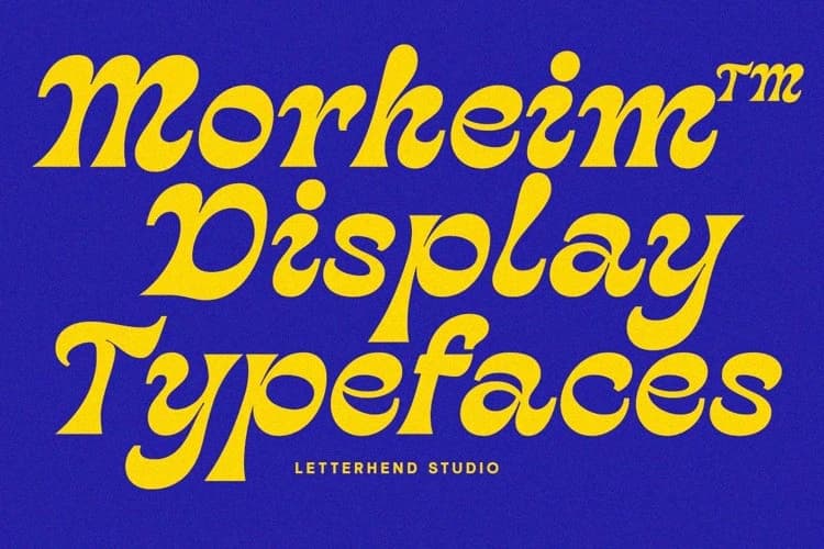 Morheim Display Typeface