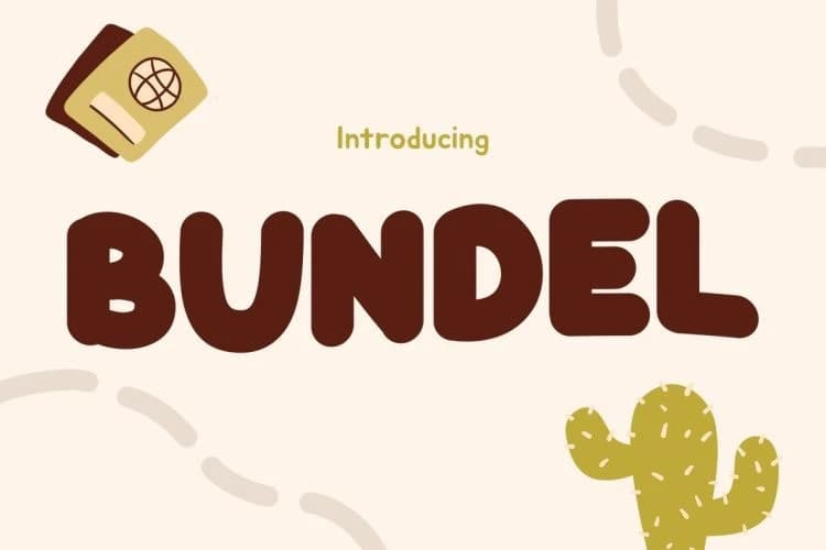 Bundel Playful Font