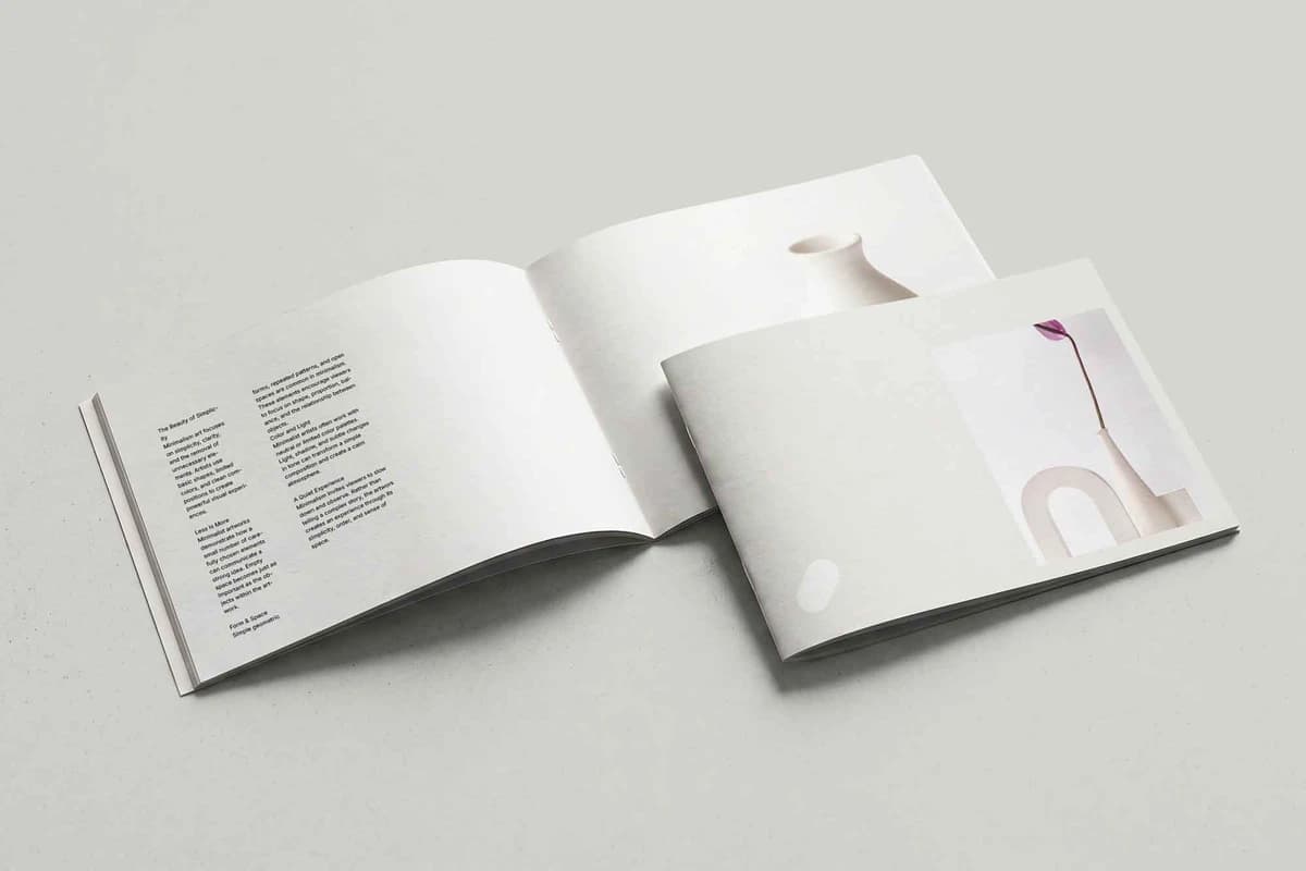A4 Landscape Magazine Mockup