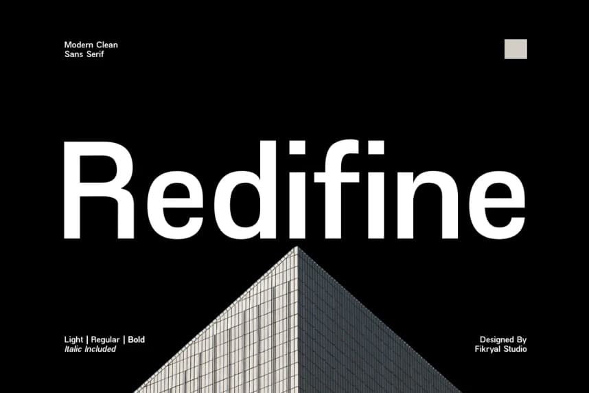 Redifine – Sans Serif Font