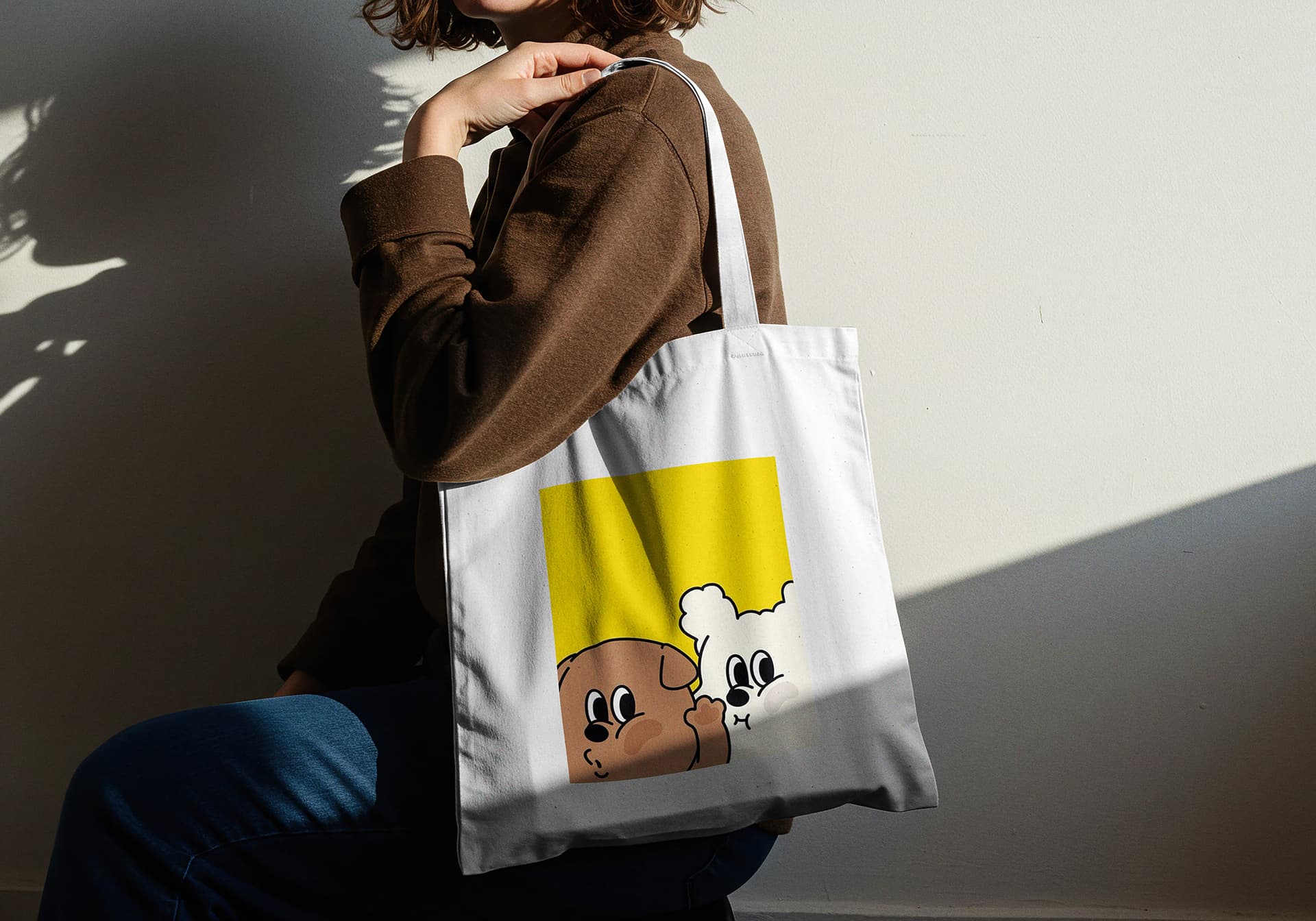 Premium Tote Bag Mockup PSD