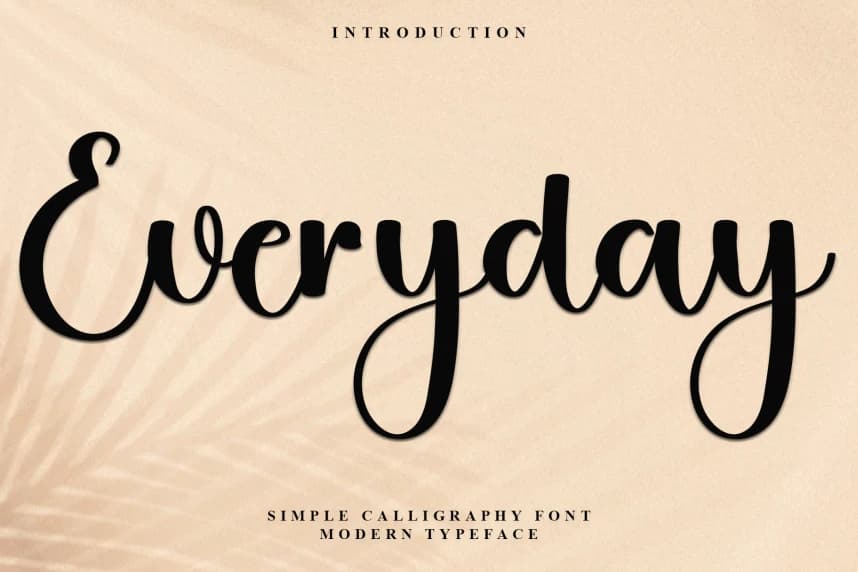 Everyday – Authentic Handwritten Style Font