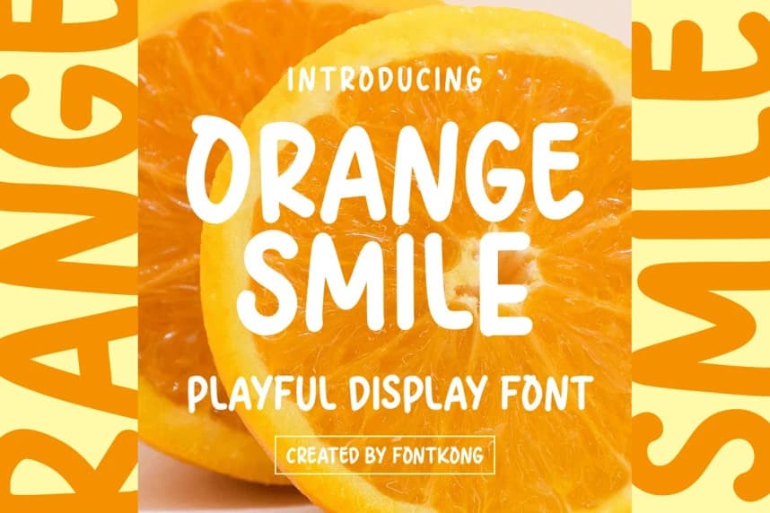 Orange Smile Font