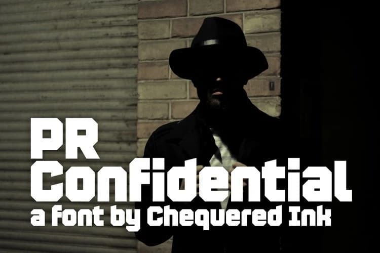 PR Confidential Font