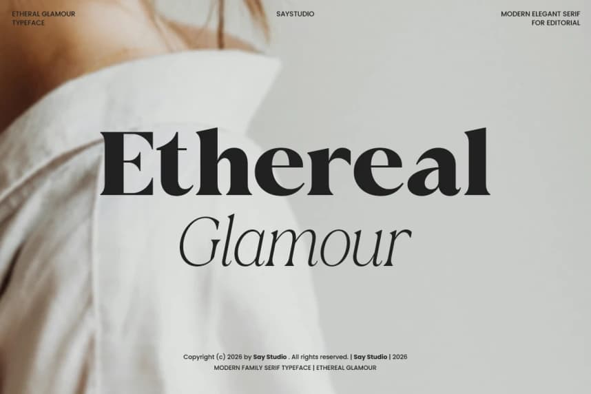 Ethereal Glamour Font