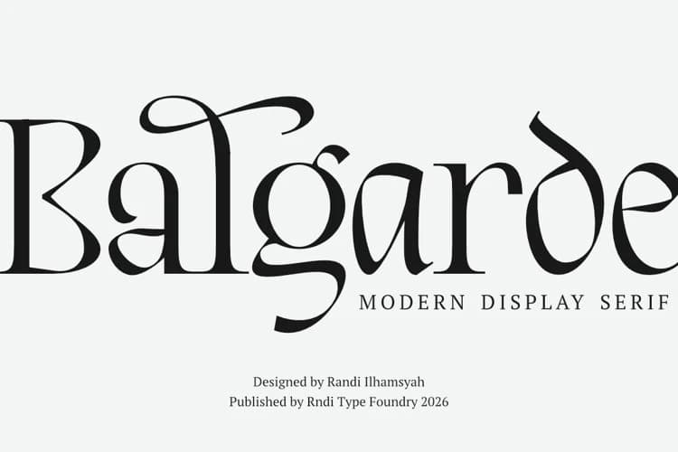 Balgarde Font