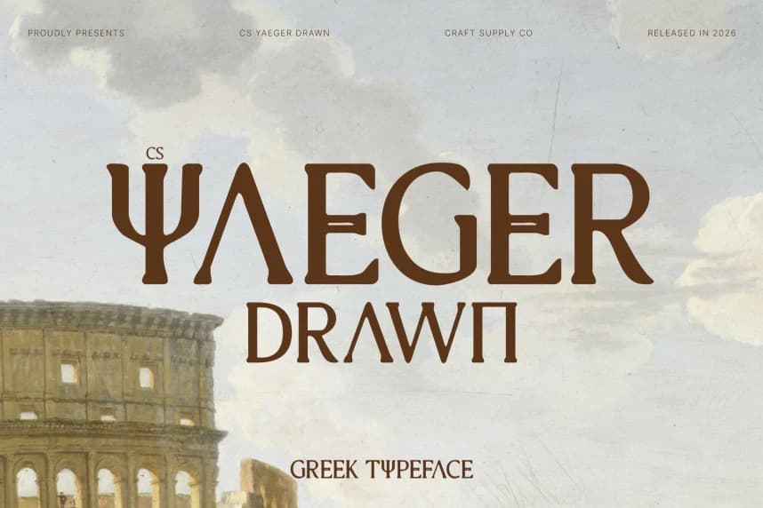 CS Yaeger Drawn Font