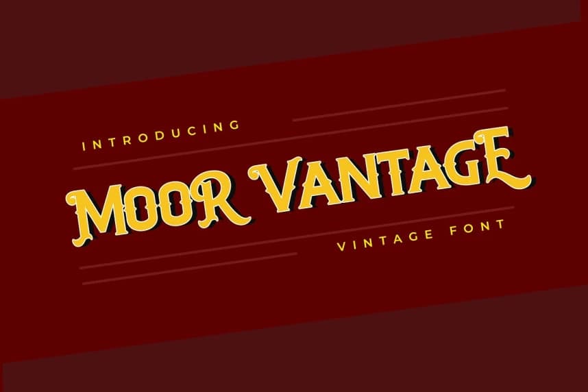 Moor Vantage Font