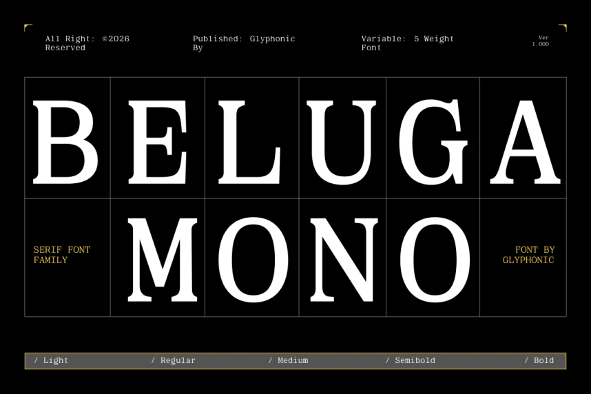 GC Beluga Mono Font