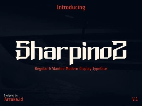 Sharpinoz Font
