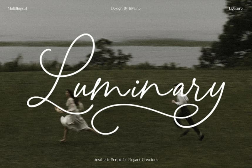 Luminary Script Font – El Yazısı creative asset