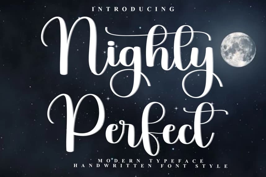 Nighty Perfect – Natural Script Handwritten Font