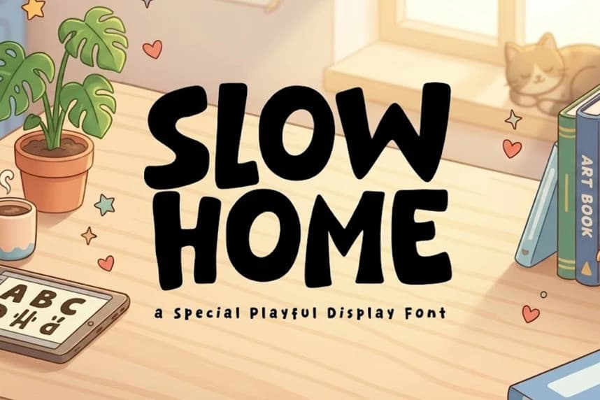 Slow Home Font