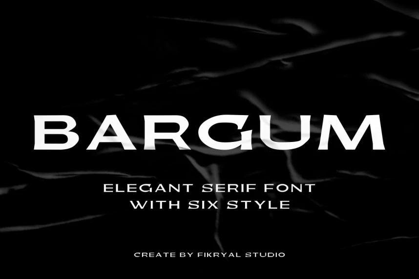 Bargum – Elegant Serif Font