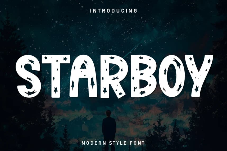 Starboy display Font
