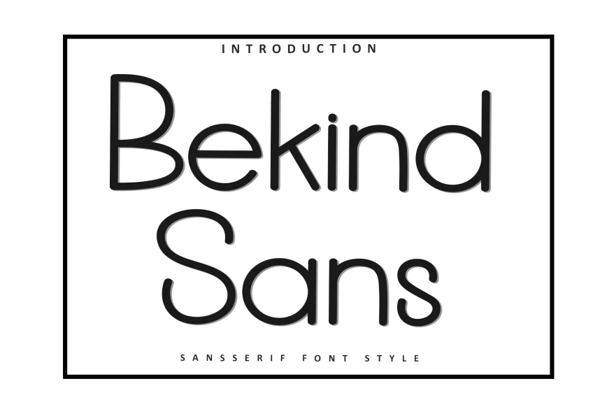 Bekind Sans Font