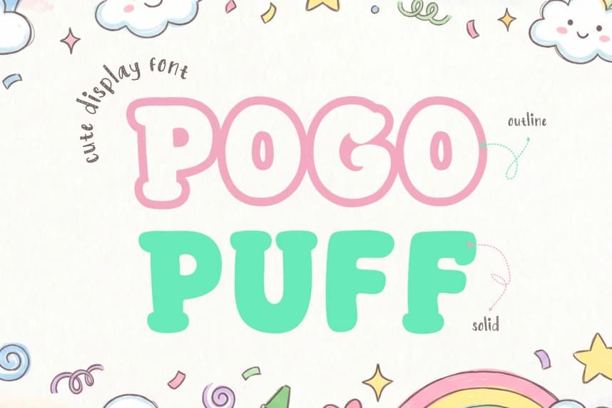Pogo Puff Font