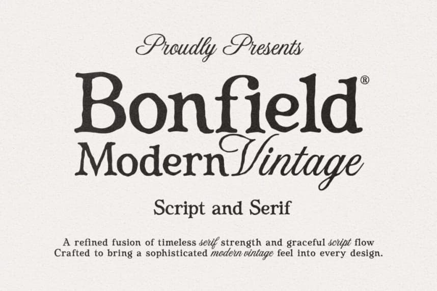 Bonfield Font Duo