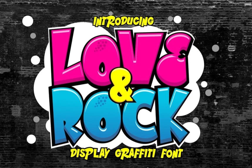 Love And Rock Font