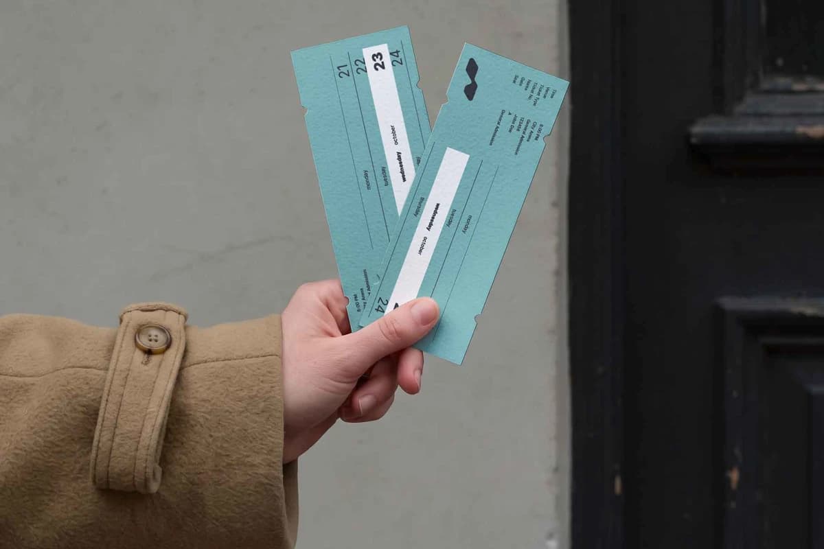 Free Tickets Set Mockup (PSD)