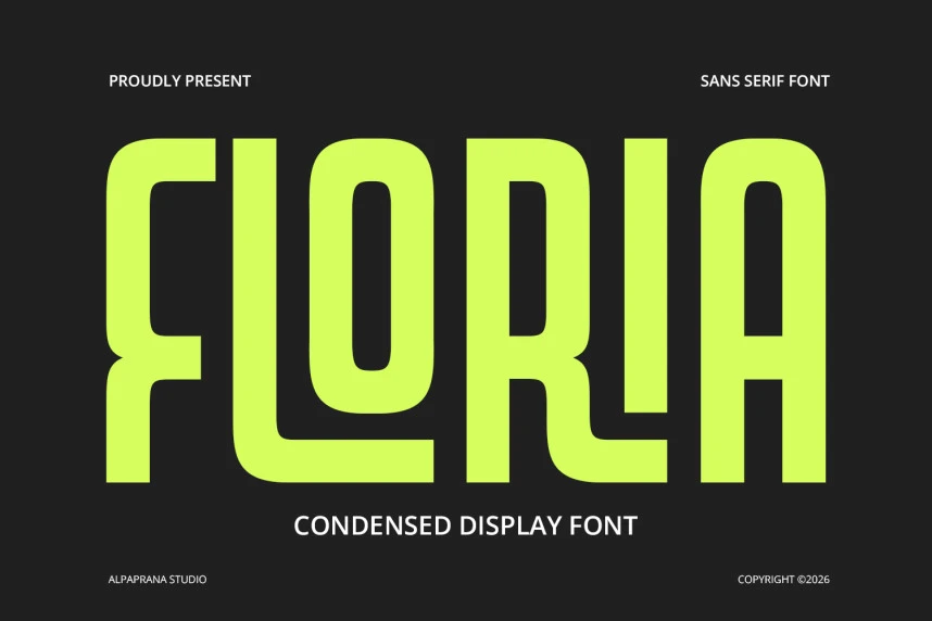 Floria – Display Font