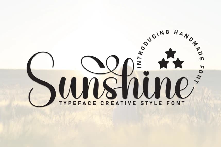Sunshine – Authentic Handwritten Style Font