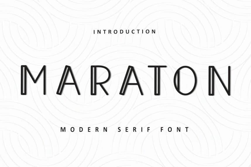 Maraton – Creative Style Font