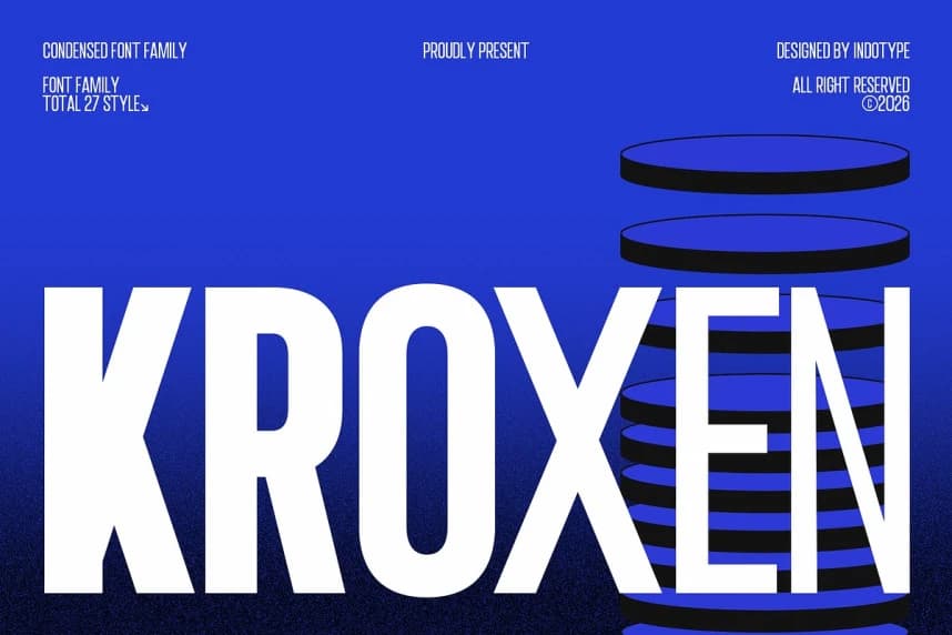 IT Kroxen Font Family