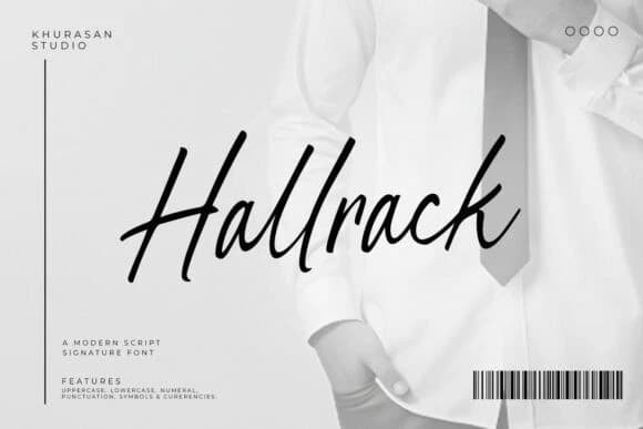 Hallrack Script Font