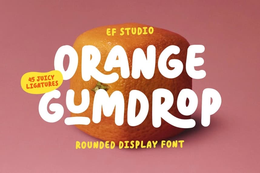 Orange Gumdrop Font